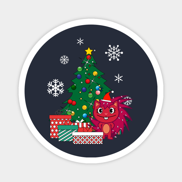 Flaky Around The Christmas Tree Happy Tree Friends Magnet by Nova5